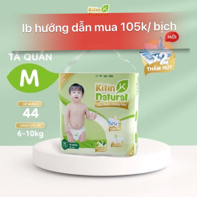 BỈM QUẦN/ DÁN KITIN NATURALS50/M44/L40/XL38/XXL36/XXXL34