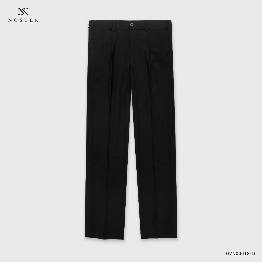 Quần vải dáng suông, rộng rãi, chất vải dầy dặn, cạp chun 2 bên hông - Thương hiệu NOSTER mã QVN00018