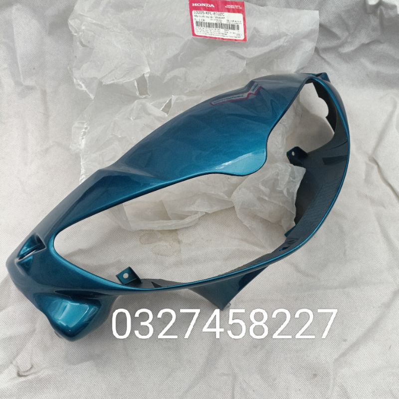 Nhựa ốp võ đầu đèn trước xe FUTURE 1 màu xanh zin Honda