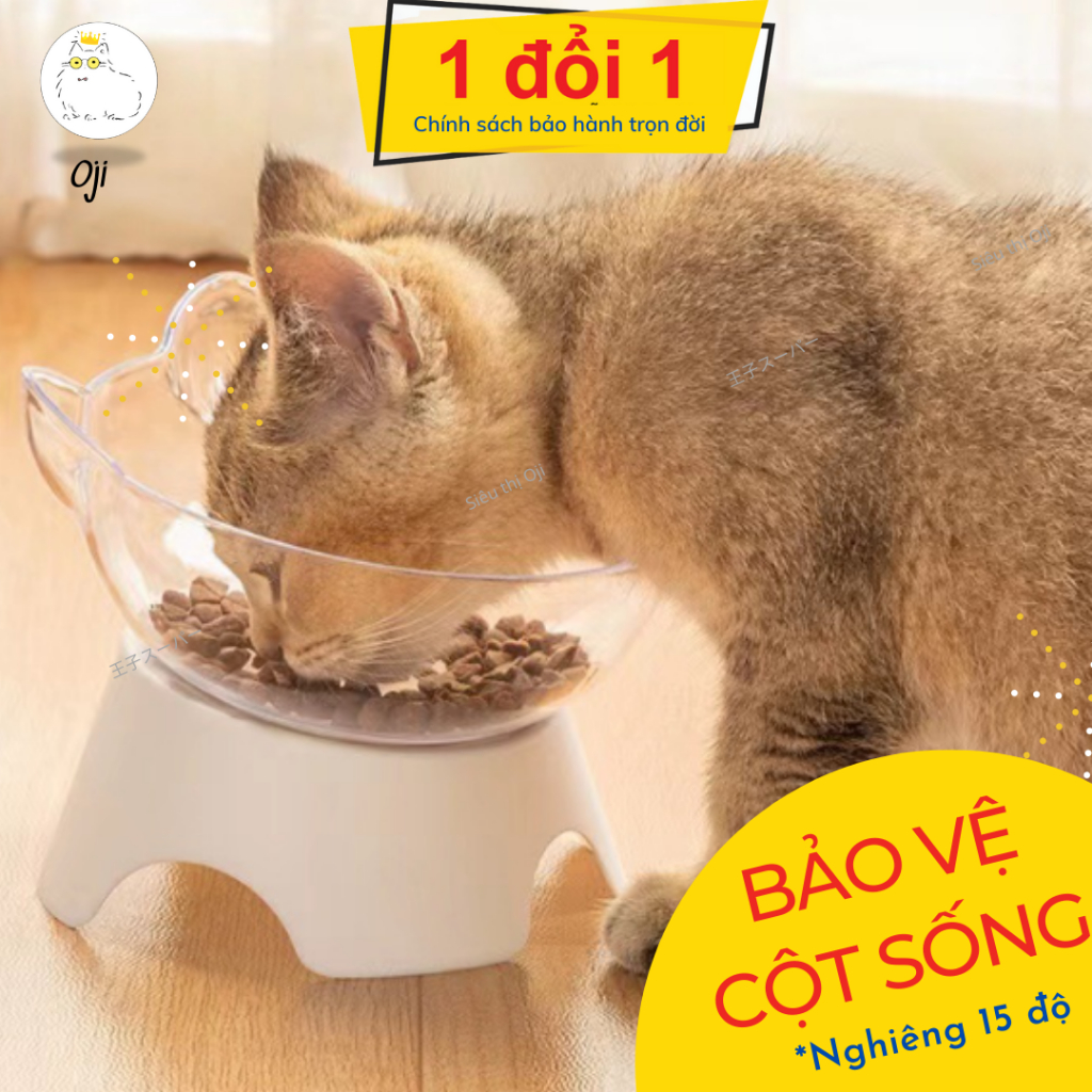 Bát Ăn Cho Chó Mèo Chống Gù Phong Cách Hàn Quốc