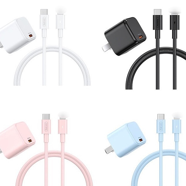 Bộ củ cáp dây sạc nhanh đầy 50% pin chỉ trong 30 phút chuẩn PD 20W Remax cho IP 7 8 X XR XS 11 12 13 14