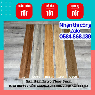 Sàn nhựa hèm khóa 5mm