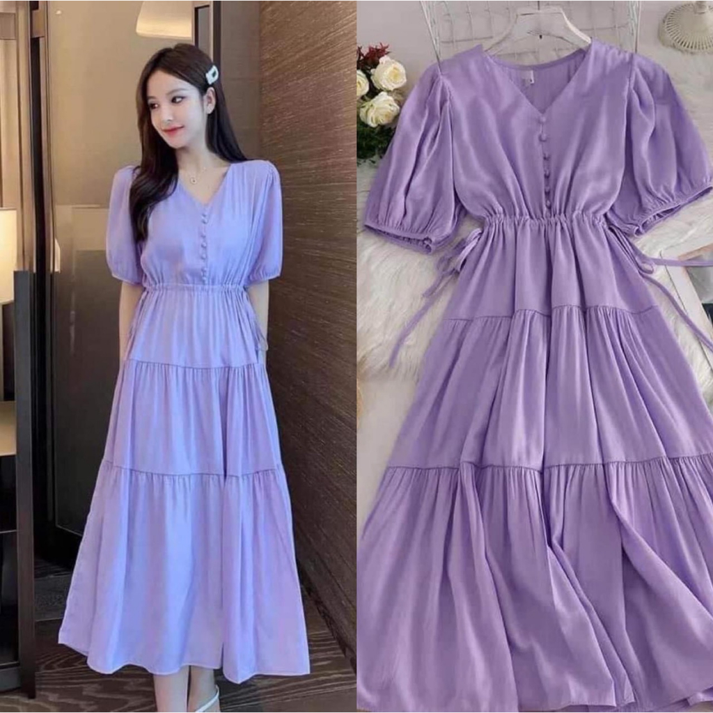 Đầm babydoll  phù hợp mọi phom người, đầm bigsize bầu bì bon chen thoải mái