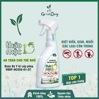 Bình Xịt Diệt Côn Trùng Muỗi Kiến Gián Thảo Mộc 10s 100% Sinh Học An Toàn Cho Trẻ Em