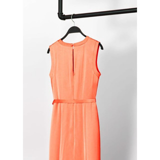 BEUCLOSET - Đầm lụa MG sát nách phối dây đai