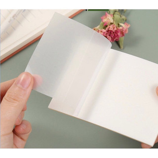 Giấy note trong suốt 3x3 (76x76mm) - Giấy nhớ trong suốt chống nước