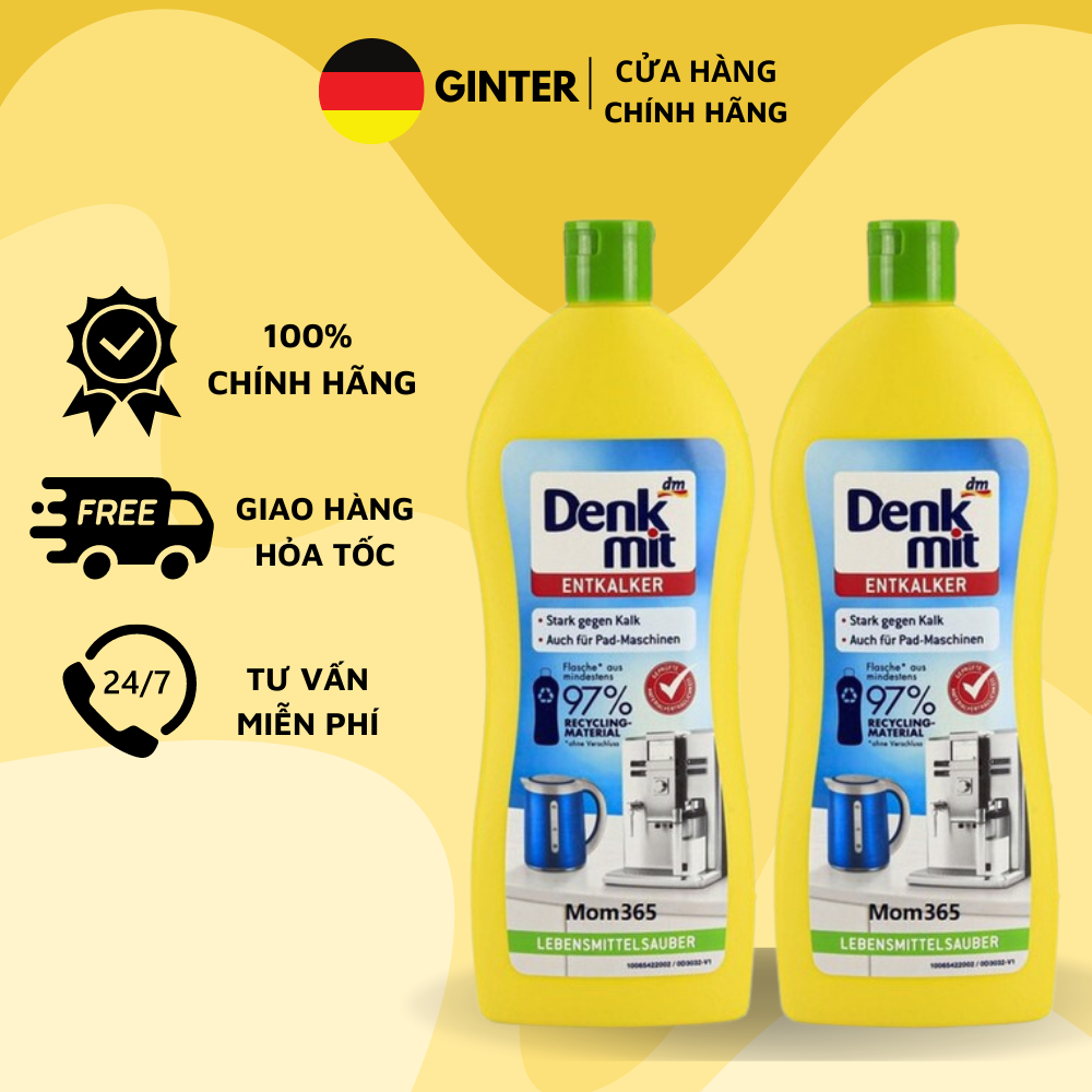Nước Tẩy Rửa Nồi, Bồn Rửa Denkmit 750ml - Hàng Đức Chính Hãng