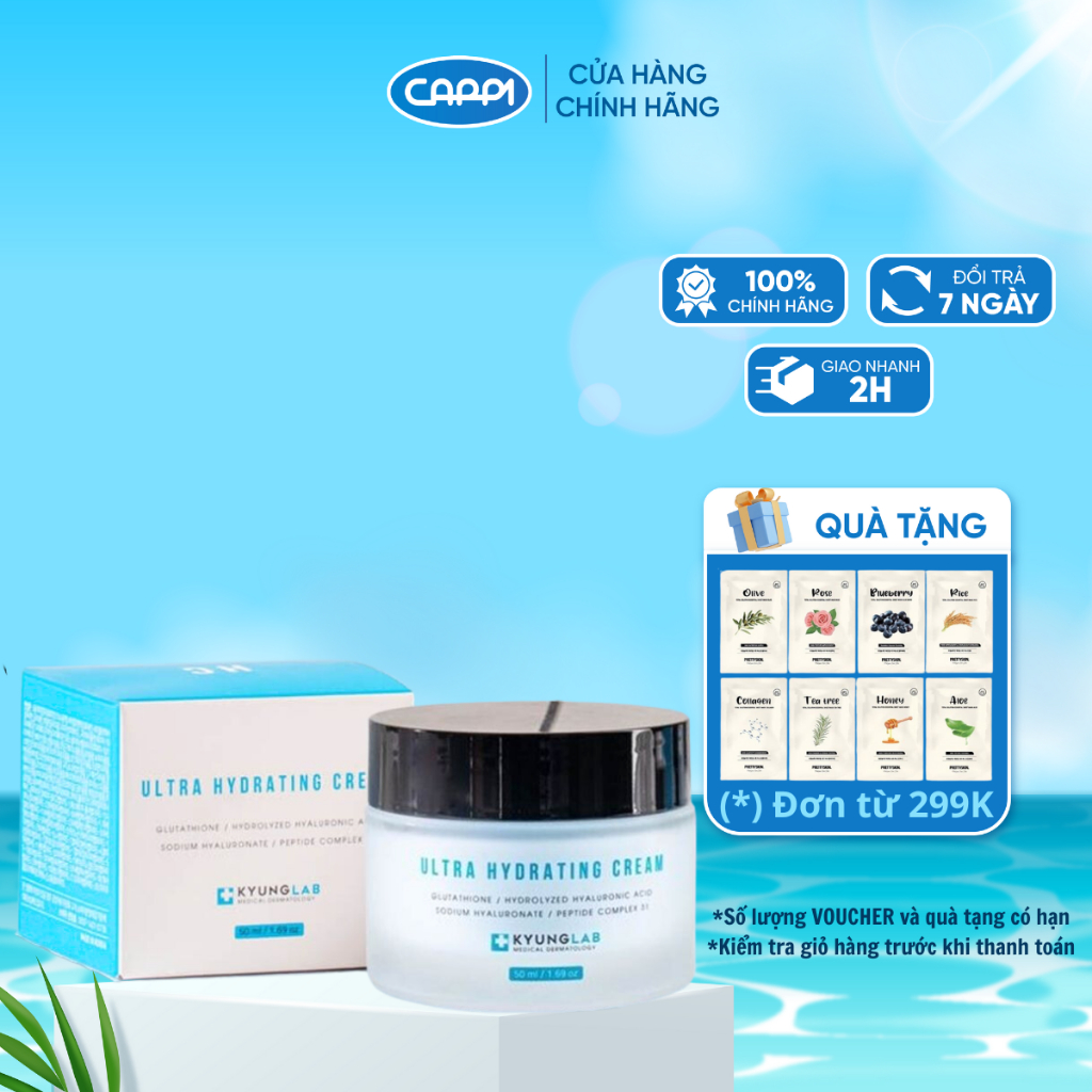 Kem dưỡng ẩm Kyung Lab Ultra Hydrating Cream cấp ẩm phục hồi nếp nhăn