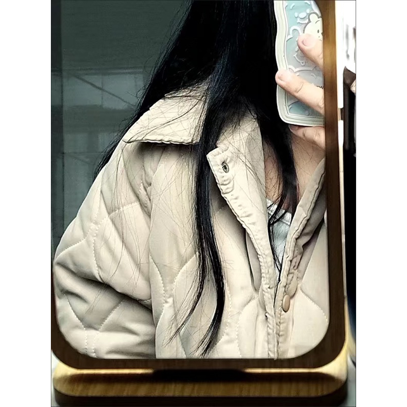 Áo Khoác Dáng Rộng Dày Dặn Ấm Áp Thời Trang Mùa Đông Hàn Quốc Mới