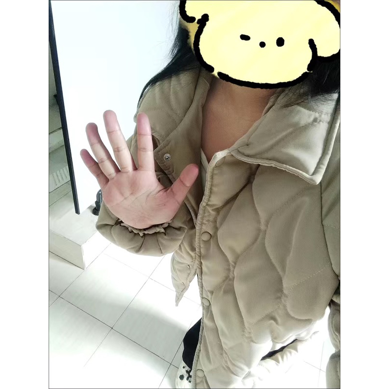 Áo Khoác Dáng Rộng Dày Dặn Ấm Áp Thời Trang Mùa Đông Hàn Quốc Mới