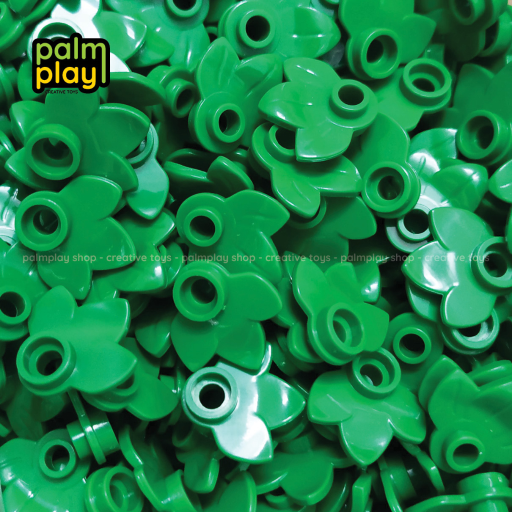 Lá Cây Bí Ngô 1x1 - Phụ kiện đồ chơi gạch lắp ráp xếp hình 32607 - Gói 20 lá