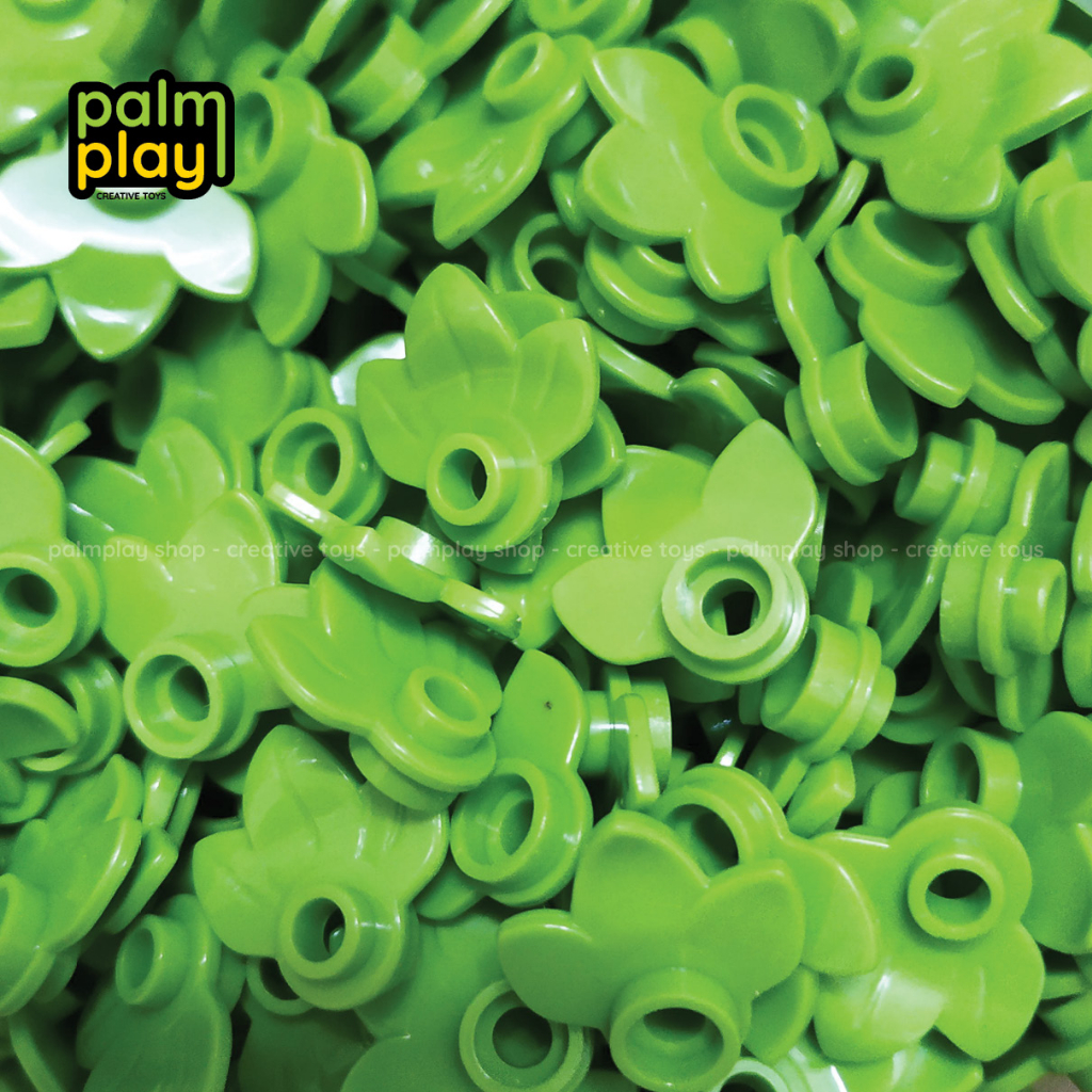 Lá Cây Bí Ngô 1x1 - Phụ kiện đồ chơi gạch lắp ráp xếp hình 32607 - Gói 20 lá