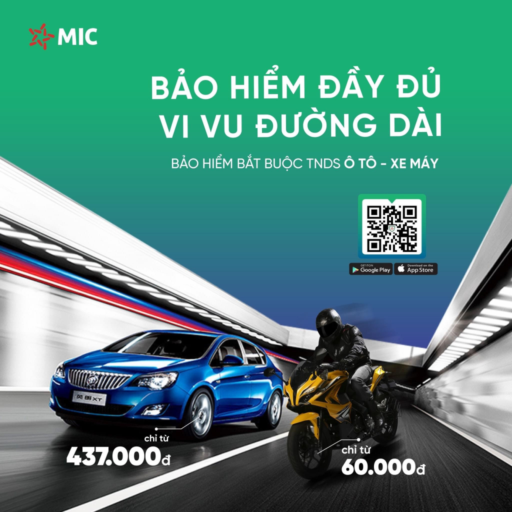 Toàn quốc [E-Voucher] Bảo hiểm TNDS xe máy bắt buộc 1 năm - Bảo Hiểm Quân Đội MIC