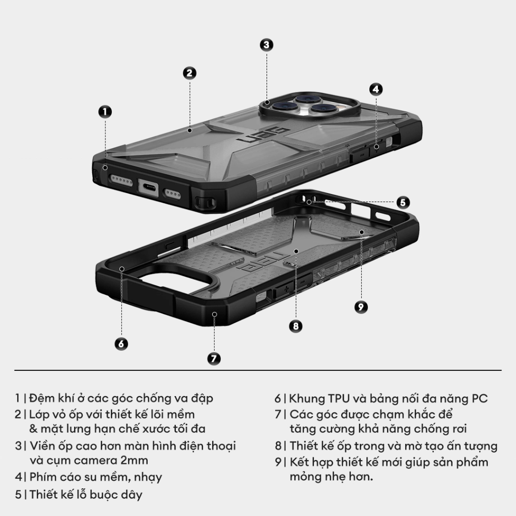 Ốp Lưng UAG PLASMA Cho iPhone 14 Pro [6.1 INCH]