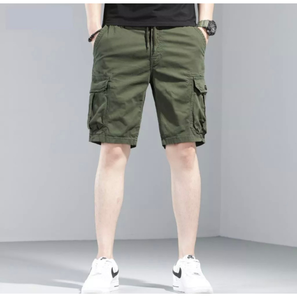 Quần Short, Quần Đùi Nam Co Dãn Chất Kaki Cao Cấp Túi Hộp