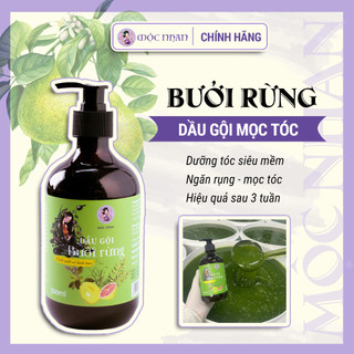 Dầu Gội Bưởi Rừng Mộc Nhan kích mọc tóc, mềm mượt ngăn gãy rụng 500ml