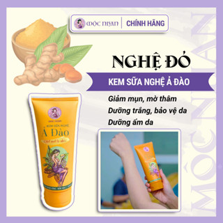 Kem sữa nghệ body dưỡng da trắng hồng mềm mịn Mộc Nhan tuýp 150gr