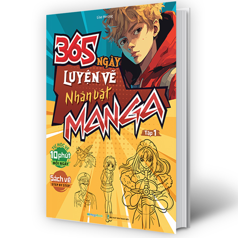 Sách 365 ngày luyện vẽ Nhân Vật Manga - Tập 1