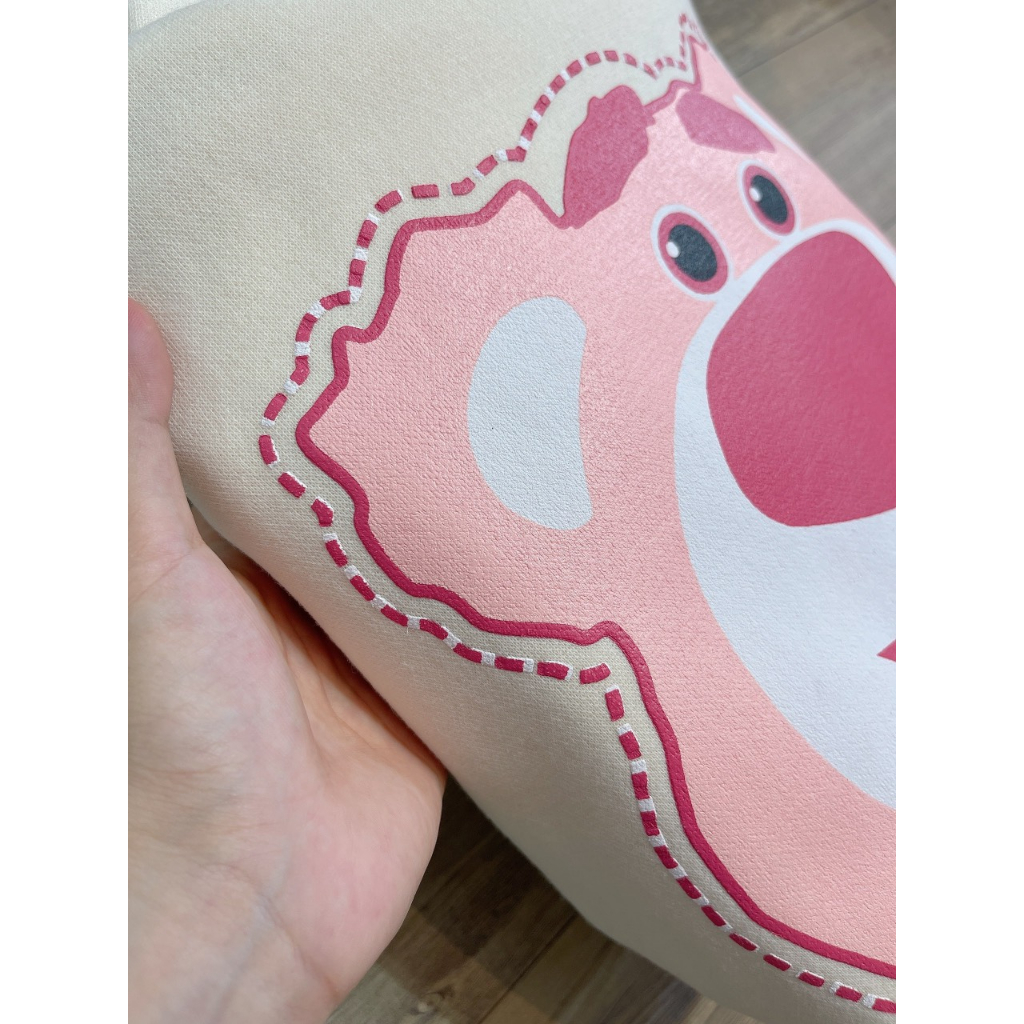 Áo hoodie có mũ kiểu dáng gấu,áo nỉ Unisex in hình gấu dâu chất nỉ lót bông dày dặn cute phong cách Ulzzang