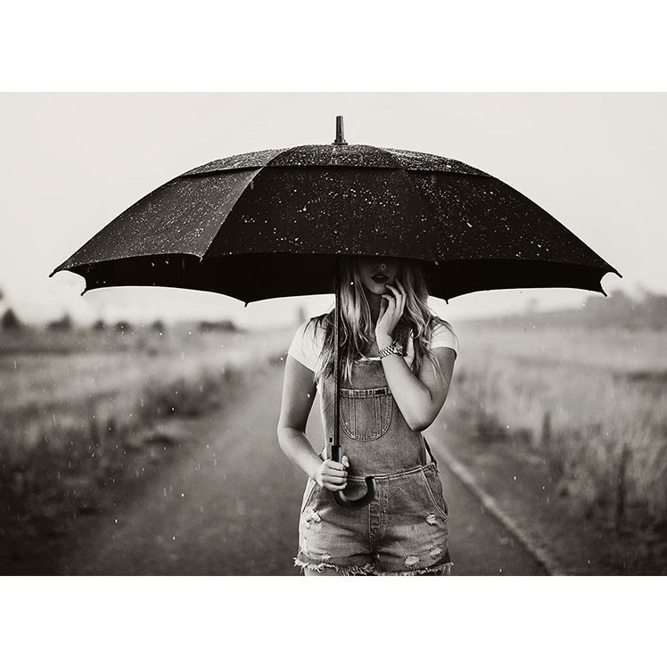 Ô dù cao cấp LEODAUKNOW cán cong dài chống tia UV - Mẫu 135cm big size