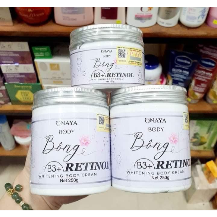 Kem body bông retinol ONAYA tq group, body bông retinol b3 onaya sẵn hàng