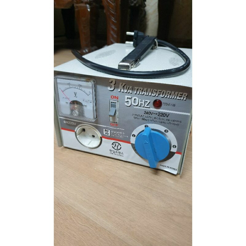 Biến áp hạ 240v về 220v 3kva