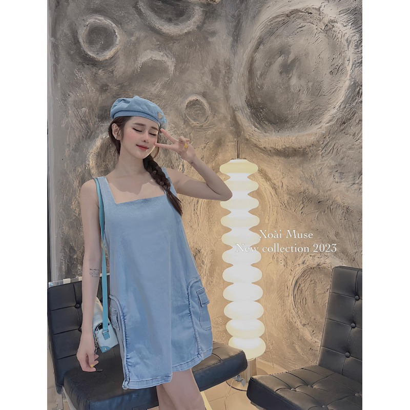 Váy Bò Xuông L_V Xinh Xắn