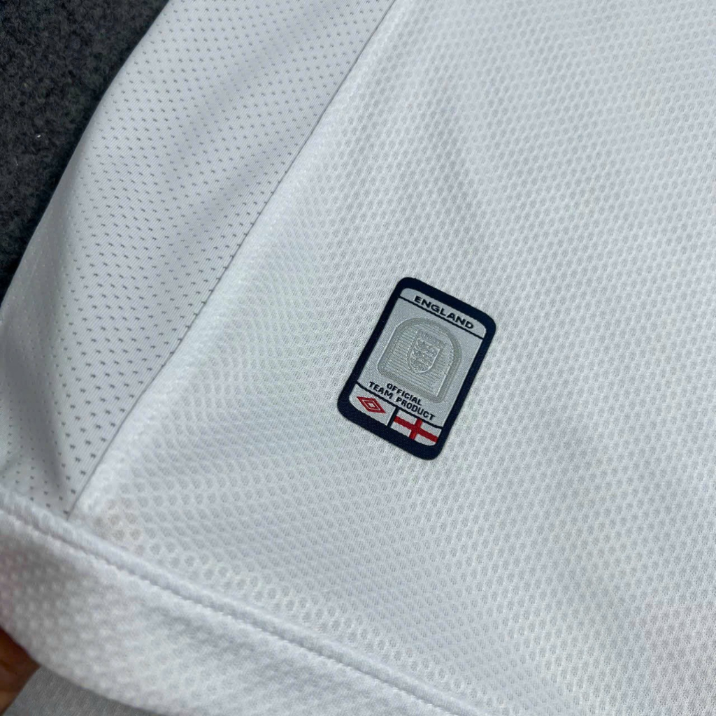 Áo Bóng Đá, Quần Áo Đá Banh Đội Tuyển Anh Sân Nhà 2000 - Vải Gai Thái Cao Cấp