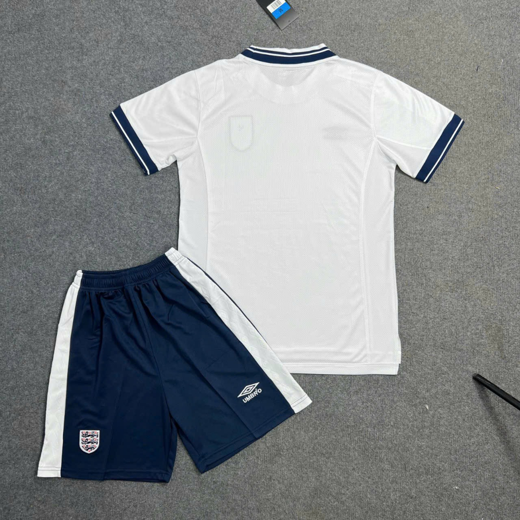 Áo Bóng Đá, Quần Áo Đá Banh Đội Tuyển Anh Sân Nhà 2000 - Vải Gai Thái Cao Cấp