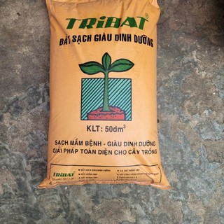 (Hỏa tốc từ q9 )Đất sạch Tribat bao 50dm³ nặng khoảng 25kg