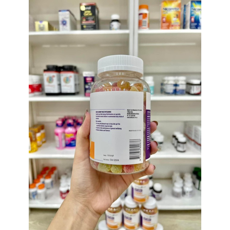 Kẹo dẻo vitamin cho bé Healthy Care Kids Gummy Multivitamins