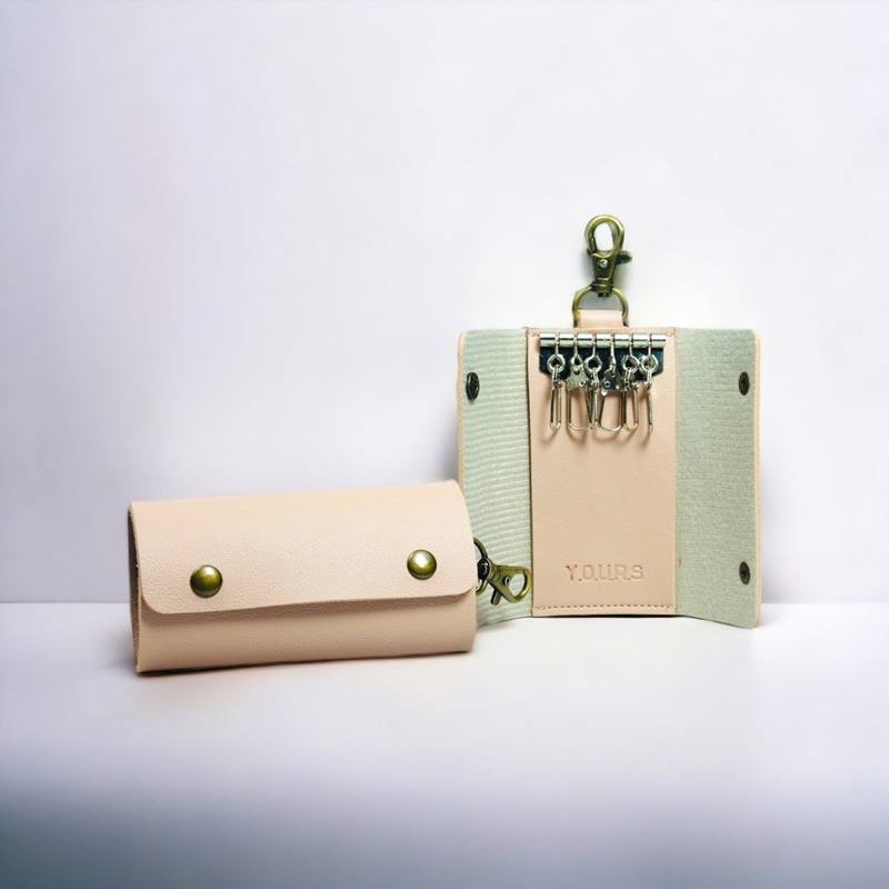 Miễn phí khắc tên Ví treo chìa khoá, Ví móc khoá, ví thẻ xe đa năng YOURS