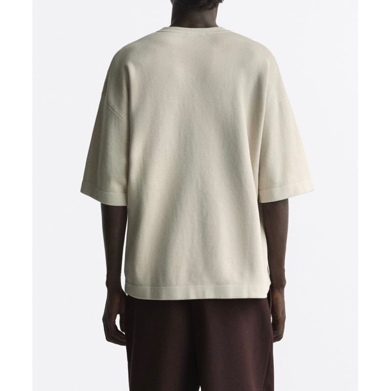 Áo phông nam Zara authentic KNIT WITH POCKET size M