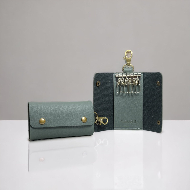 Miễn phí khắc tên Ví treo chìa khoá, Ví móc khoá, ví thẻ xe đa năng YOURS