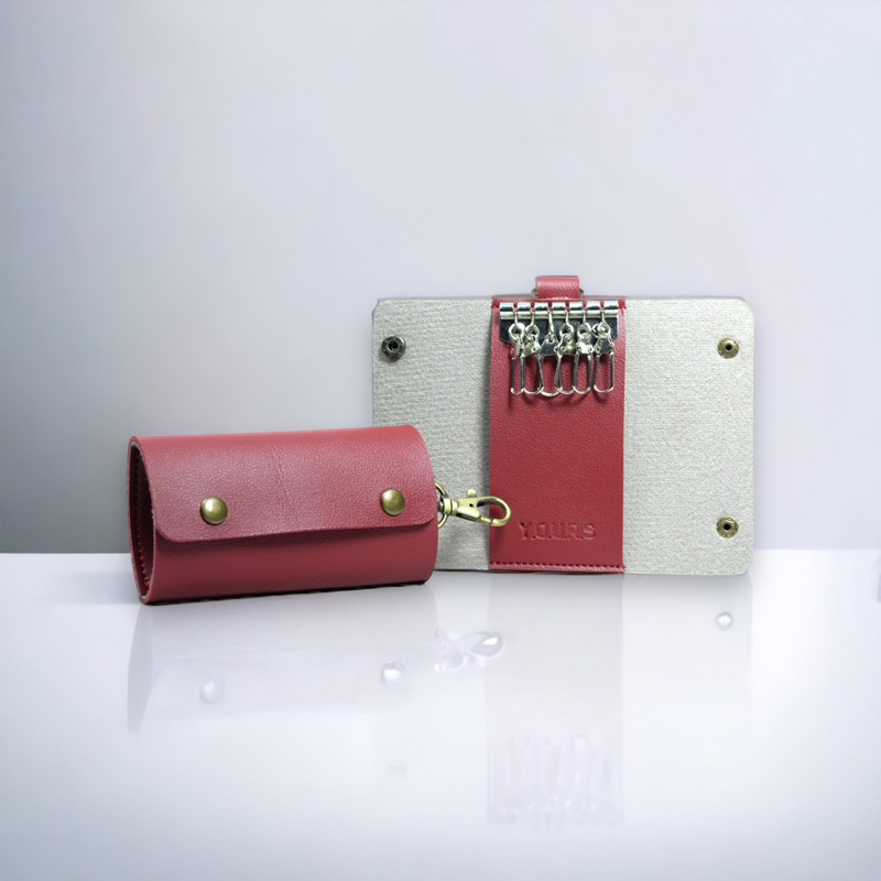 Miễn phí khắc tên Ví treo chìa khoá, Ví móc khoá, ví thẻ xe đa năng YOURS