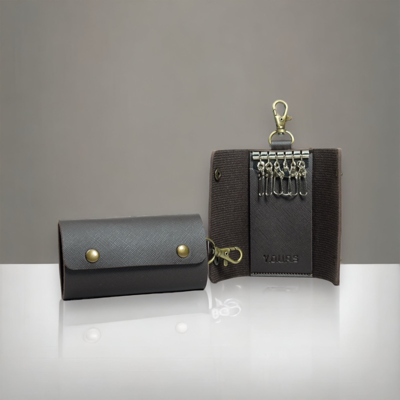 Miễn phí khắc tên Ví treo chìa khoá, Ví móc khoá, ví thẻ xe đa năng YOURS