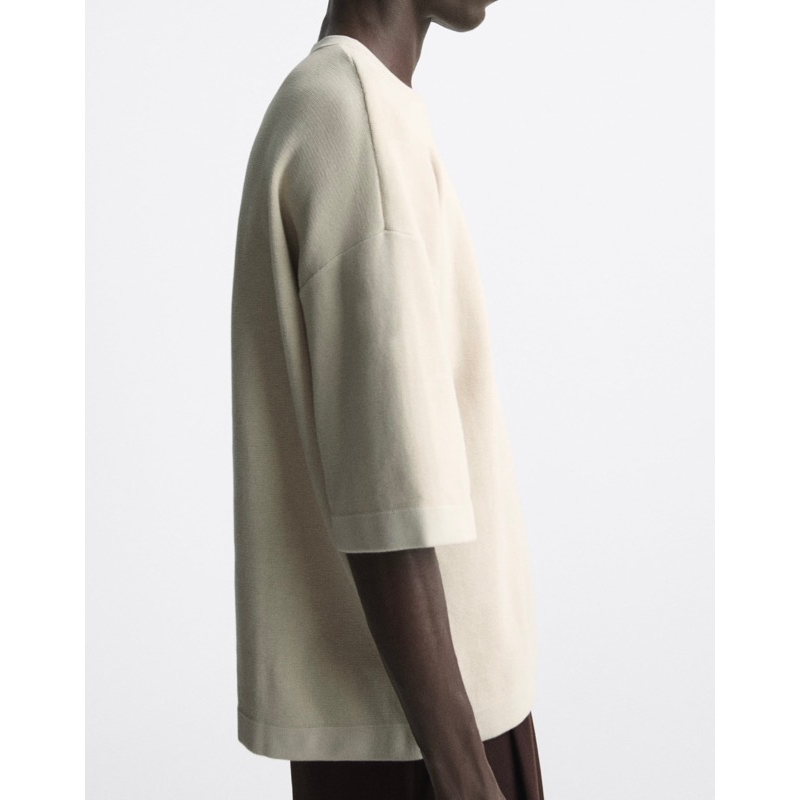 Áo phông nam Zara authentic KNIT WITH POCKET size M