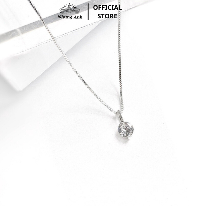 Dây chuyền bạc nữ đính đá Oris Necklace - HOT 2023