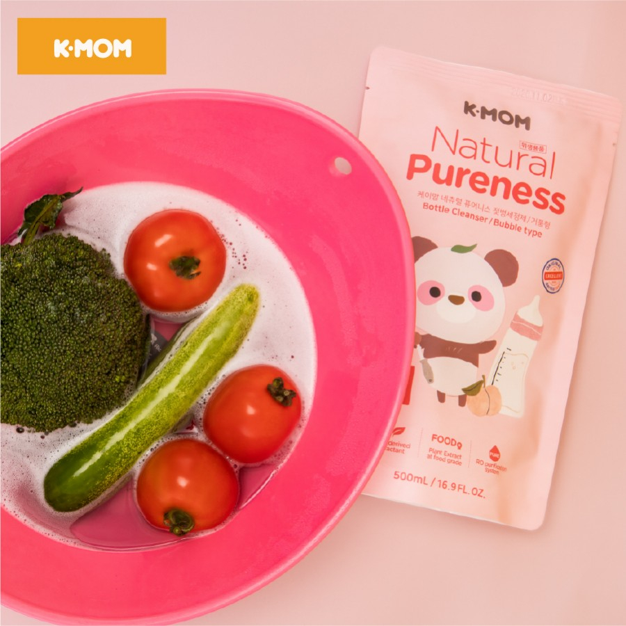 Nước rửa bình & rau quả hữu cơ K-Mom Hàn Quốc