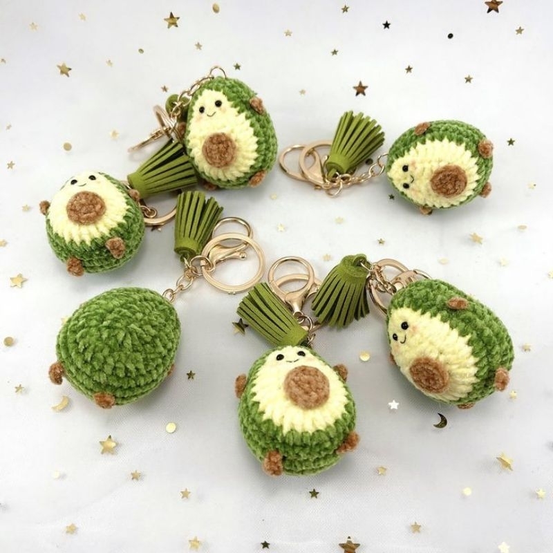 Móc khoá len trái bơ mini xinh xắn🥑