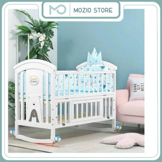 Nôi Cũi Cho Em Bé Monmon Đa Năng 6 Chế Độ Tiện Lợi Cho Mẹ&Bé Bảo Hành 1 Năm