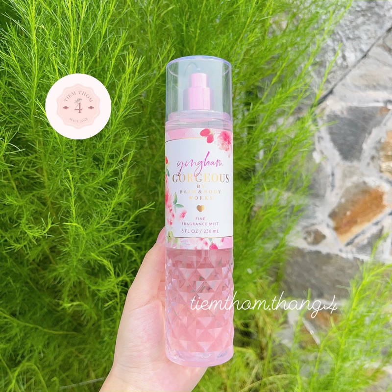 •𝐆𝐢𝐧𝐠𝐡𝐚𝐦 𝐆𝐨𝐫𝐠𝐞𝐨𝐮𝐬• Bath & Body Works - Sản phẩm dưỡng và xịt thơm toàn thân dành cho nữ