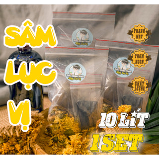 Set nước sâm lục vị la hán quả nấu 10 LÍT Anh Sinh Viên nguyên liệu thảo mộc 20 người uống