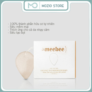 Bông tắm hữu cơ Meebee tạo bọt siêu mềm cho bé | Bông tắm cao cấp cho bé từ sơ sinh