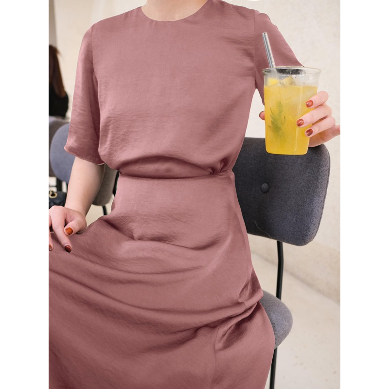 Đầm Mauve S tặng blaze xuất Hàn size 55