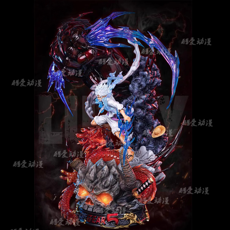 Mô hình luffy gear 5 hàng đẹp siêu nét