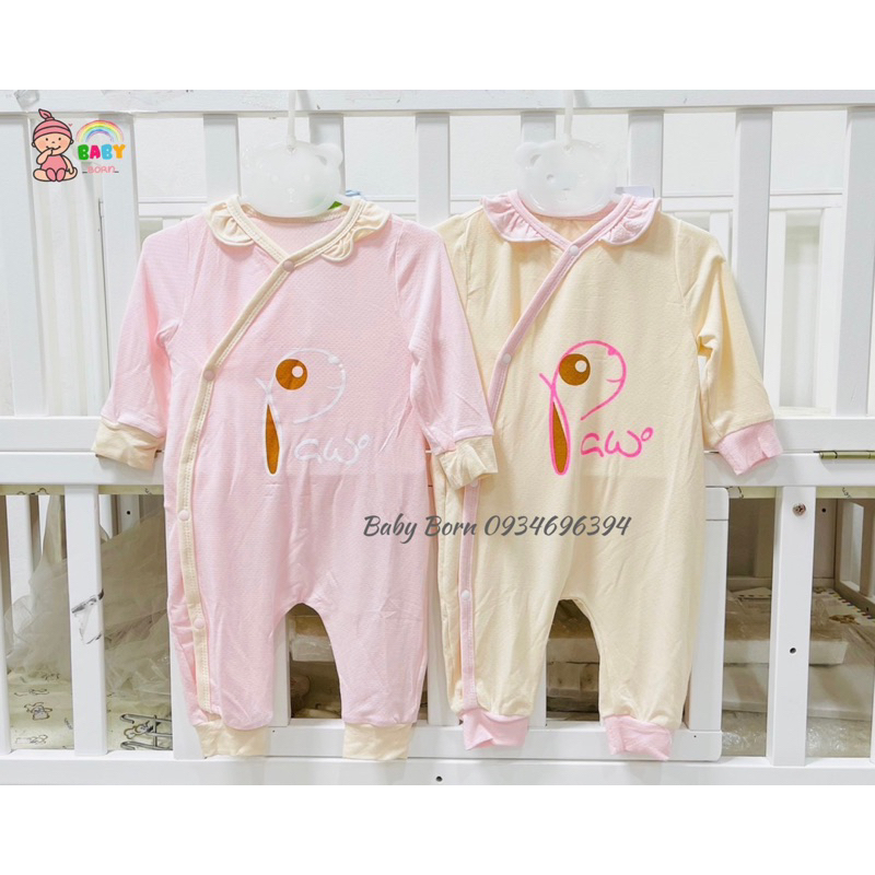 Anminaza - Body cài lệch sợi tre mềm mại AMI0097