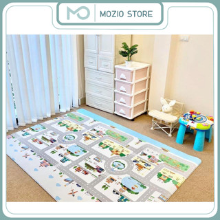 Thảm trải sàn gấp gọn Silicon Toyhouse chống va đập tuyệt đối | Thảm trải sàn cho bé tập bò