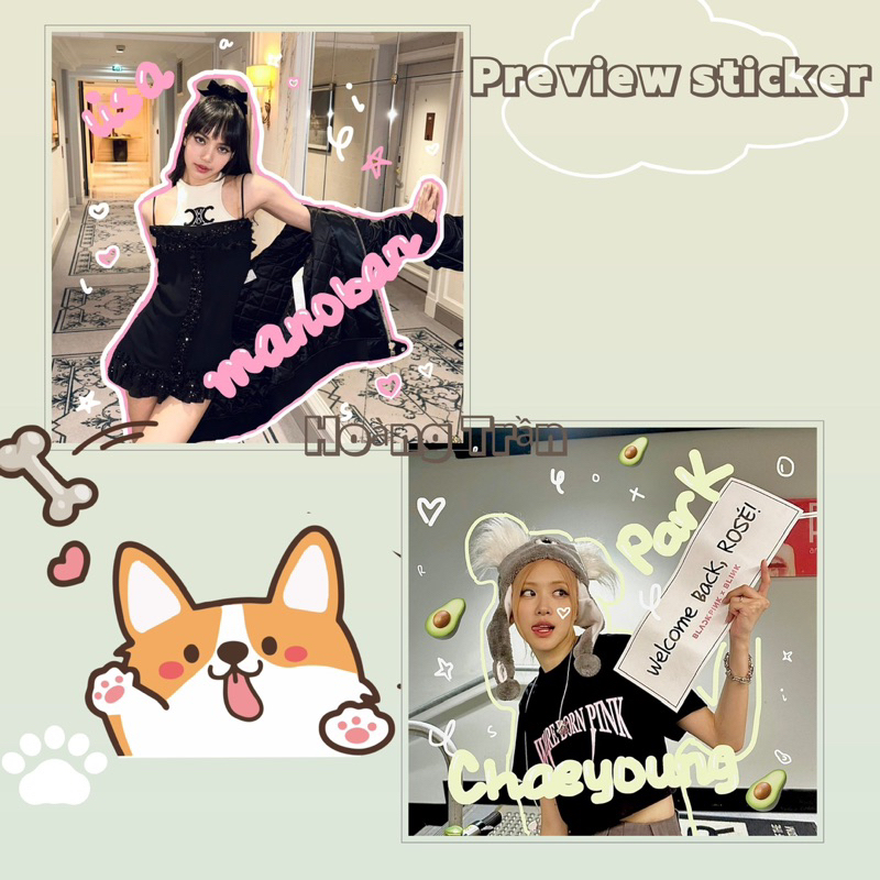 Sticker dán niêm phong blackpink🎀