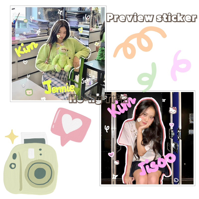 Sticker dán niêm phong blackpink🎀